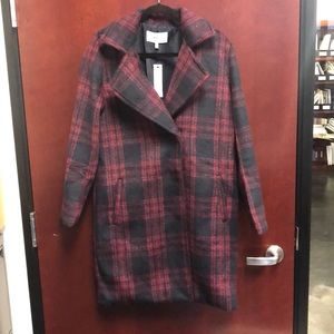Cupcakes and Cashmere Plaid Coat